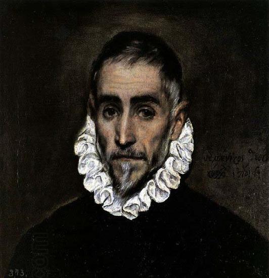 El Greco An Elderly Gentleman oil painting picture